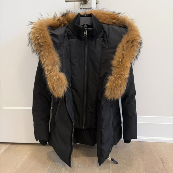 Mackage Black Adali Down Jacket Size M - Picture 2 of 8